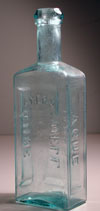 ayers aug lowell mass antique cure bottle