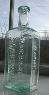 antique New york pontiled medicine bottle