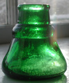 carter antique ink cone top bottle