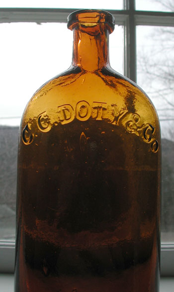 Antique pontiled medicine bottle for sale