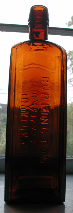 Vermont Burlington bitters antique medicine bottle