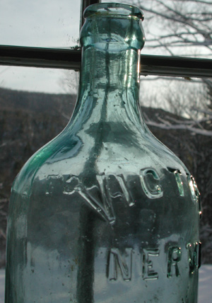 nerve tonic vermont rare antique medicine bottle