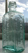 vermont Connecticut pontiled medicine liniment bottle